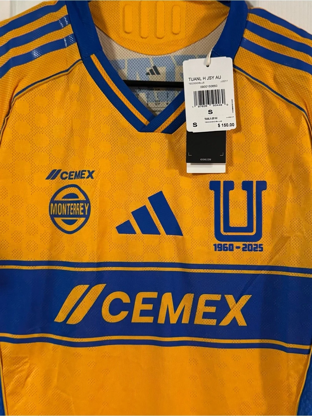 New Adidas Tigres UANL 2025/2026 home jersey